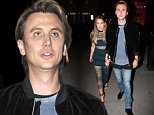 Former CBB housemate Jonathan Cheban and girlfriend Anat Popovsky cut stylish figures as they enjoy night out in London