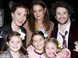 Katie Holmes takes Suri for a night on Broadway with the cast of School Of Rock