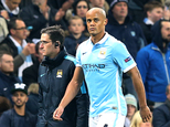 Manuel pellegrini still hopeful over vincent kompany's recovery