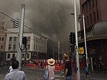 Deep fryer fire cloaks Sydney's George Street in smoke and shuts down the main road