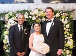 Commander-in-Groom: President Obama served as a groomsman in Florida wedding of his longtime staffer hours after he finished his White House farewell bash