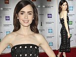 Lily Collins brings glamour to Artios Awards for casting