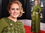 Grammys 2017: Adele looks regal in olive green gown