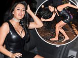 Marnie Simpson stumbles on Geordie Shore night out