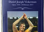 Wallaby rugby Dan Vickerman funeral at Sydney University