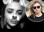 Chloe Moretz debuts new hairdo on Snapchat