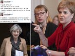 Theresa May slams Nicola Sturgeon over independence vote