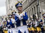 Crowds line London streets to celebrate St Patrick's Day