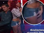 Bonner Bolton mistakenly grazes Sharna Burgess' crotch