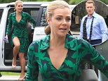 Jessica Marais flaunts legs in figure-hugging dress