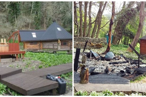 Look what arsonists did to Denbighshire outdoor activity centre