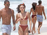 Justin Bieber's ex Ashley Moore flaunts figure in Mexico