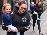 Tamara Ecclestone and daughter Sophia go to the spa