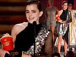 Emma Watson wins MTV Awards first 'gender free' category