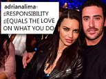 Adriana Lima appears to take aim at ex Matt Harvey