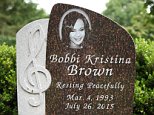 Bobbi Kristina's tombstone is seen for the first time