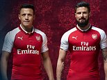 Arsenal launch new 2017-18 home kit with Sanchez and Ozil