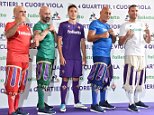 Fiorentina unveil four away kits for the upcoming season