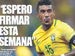 Paulinho hopes to sign for Barcelona next week