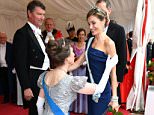 Princess Anne dazzles in diamonds