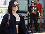 Vanessa Hudgens dons two midriff-baring workout ensembles