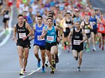 Competitors cross finish line in Sydney City2Surf marathon