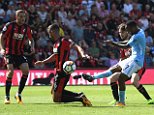 Bournemouth 1-2 ManCity: Sterling sent off for celebrating