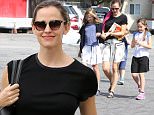 Jennifer Garner arrives to Sunday mass with her kids