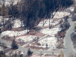 Aerial photos show devastation in wake of Cali wildfires