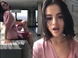 Selena Gomez dances in silk robe in Marshmello music video