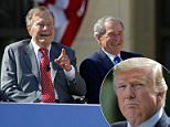 George HW Bush calls Trump a 'blow hard' in new book