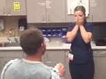 Horrible scare turns into surprise marriage proposal