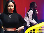 Blac Chyna shoots hoops with new fling Playboi Carti