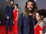 Jason Momoa is dapper as he poses with wife Lisa Bonet