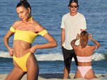 Heidi Klum ex-boyfriend Vito Schnabel in Miami with model