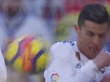 El Clasico: Ronaldo hit in the face by Messi shot and more