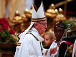 Pope Francis holds his annual Christmas Eve Mass