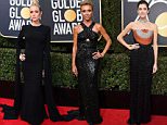 Stars join forces for Golden Globes wear-black protest