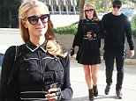 Paris Hilton shows off huge diamond ring in Beverly Hills