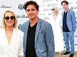 Asher Keddie and Vincent Fantauzzo at the Portsea Polo