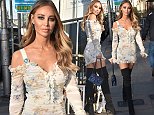 Lauren Pope flaunts her frame at her mink eyelash launch