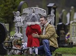 James Bulger's sister visit the grave of her brother