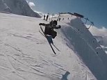 Breathtaking footage shows boy speed riding over French mountains