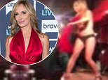 RHONY's Sonja Morgan dances until her dress falls off her body