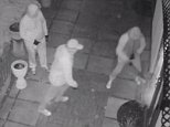 Chilling CCTV captures gang breaking into a family home