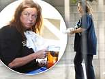 Abby Lee Miller's taste of freedom: Dance Moms star tucks into meal after losing 100lbs in jail