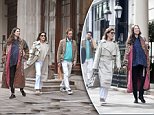 Princess Caroline of Monaco enjoys a day in London with son Andreas and pregnant girlfriend