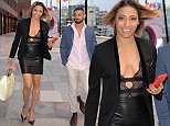 Karen Clifton is still wearing her wedding ring at London party