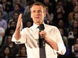 Macron takes parting shot at Trump