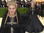 Met Gala: Madonna is a Gothic queen in masses of crosses